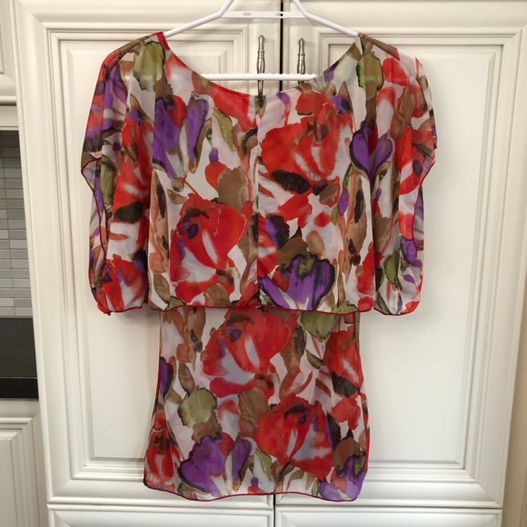Suzy Shier layered women’s blouse - Picture 5 of 8